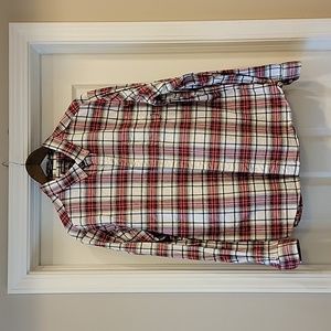 Eddie Bauer Mens Heavyweight Flannel Shirt XL Classic Fit 100% Cotton
